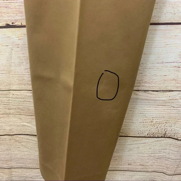 Ralph Lauren Black Label Size 4 Vintage Dress Pants Camel Khaki Cotton Blend - Picture 6 of 12